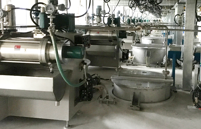 油墨砂磨機領(lǐng)域合作案例