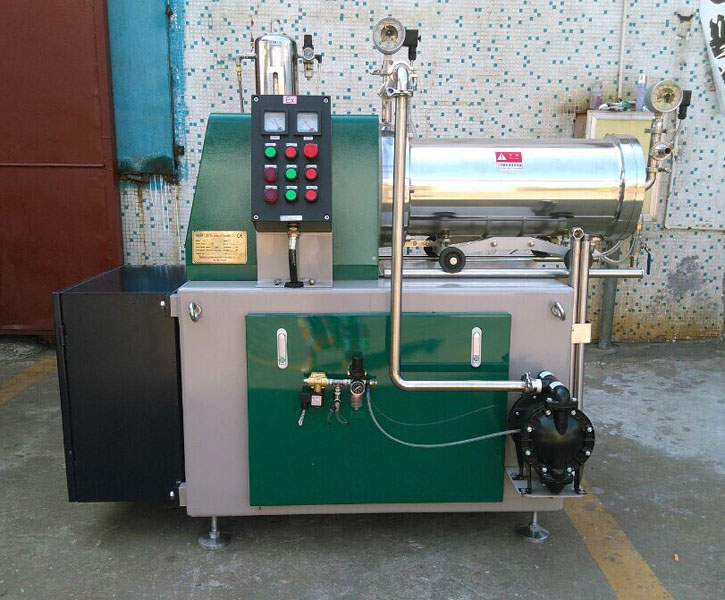 化工砂磨機高效濕法研磨粉碎的方法